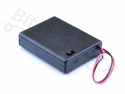 Battery holder AAA Penlite x 4 with switch/lid (6V)